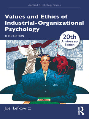 cover image of Values and Ethics of Industrial-Organizational Psychology